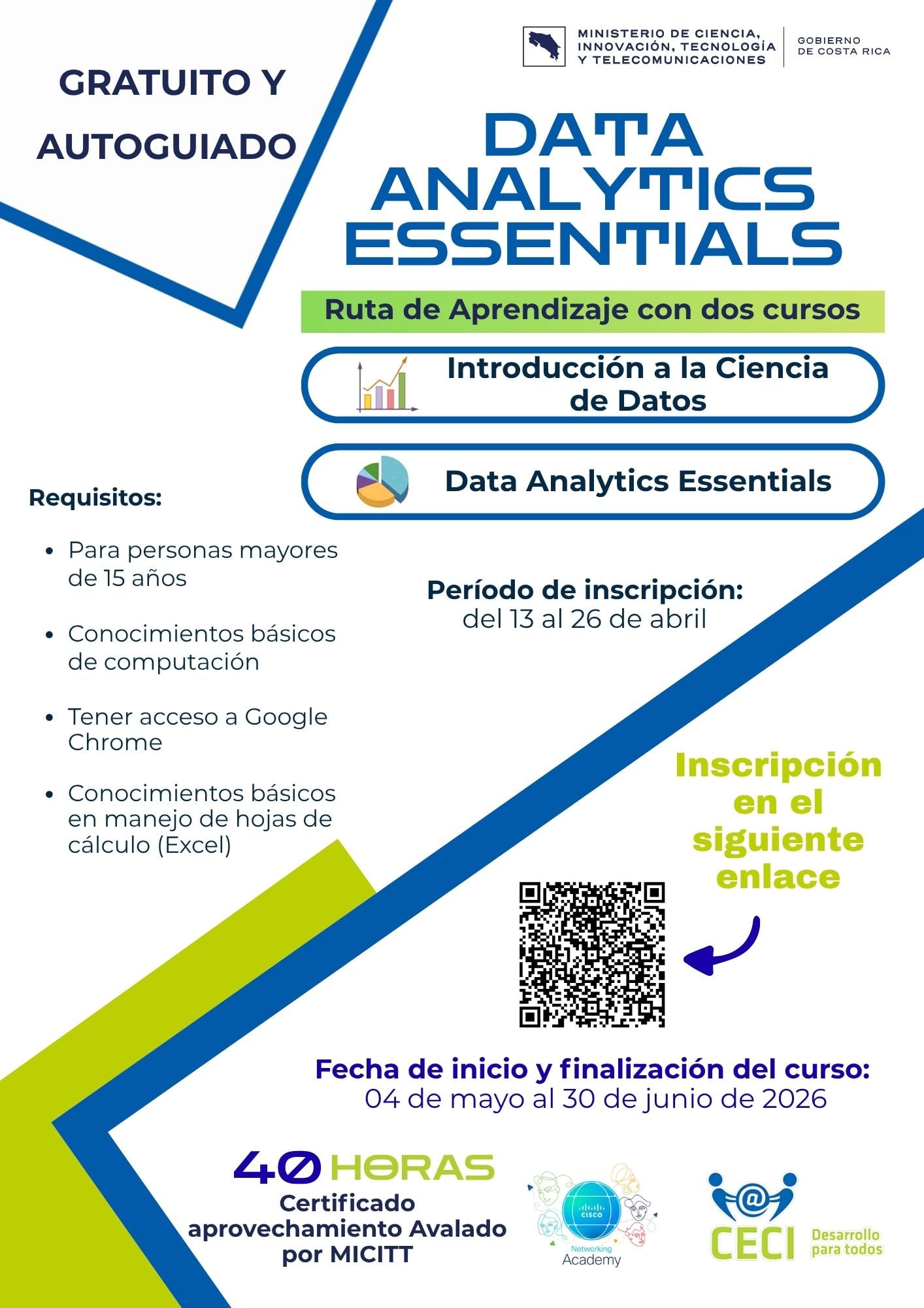 Ruta de Aprendizaje "Data Analytics Essentials" Modalidad virtual y Autoaprendizaje