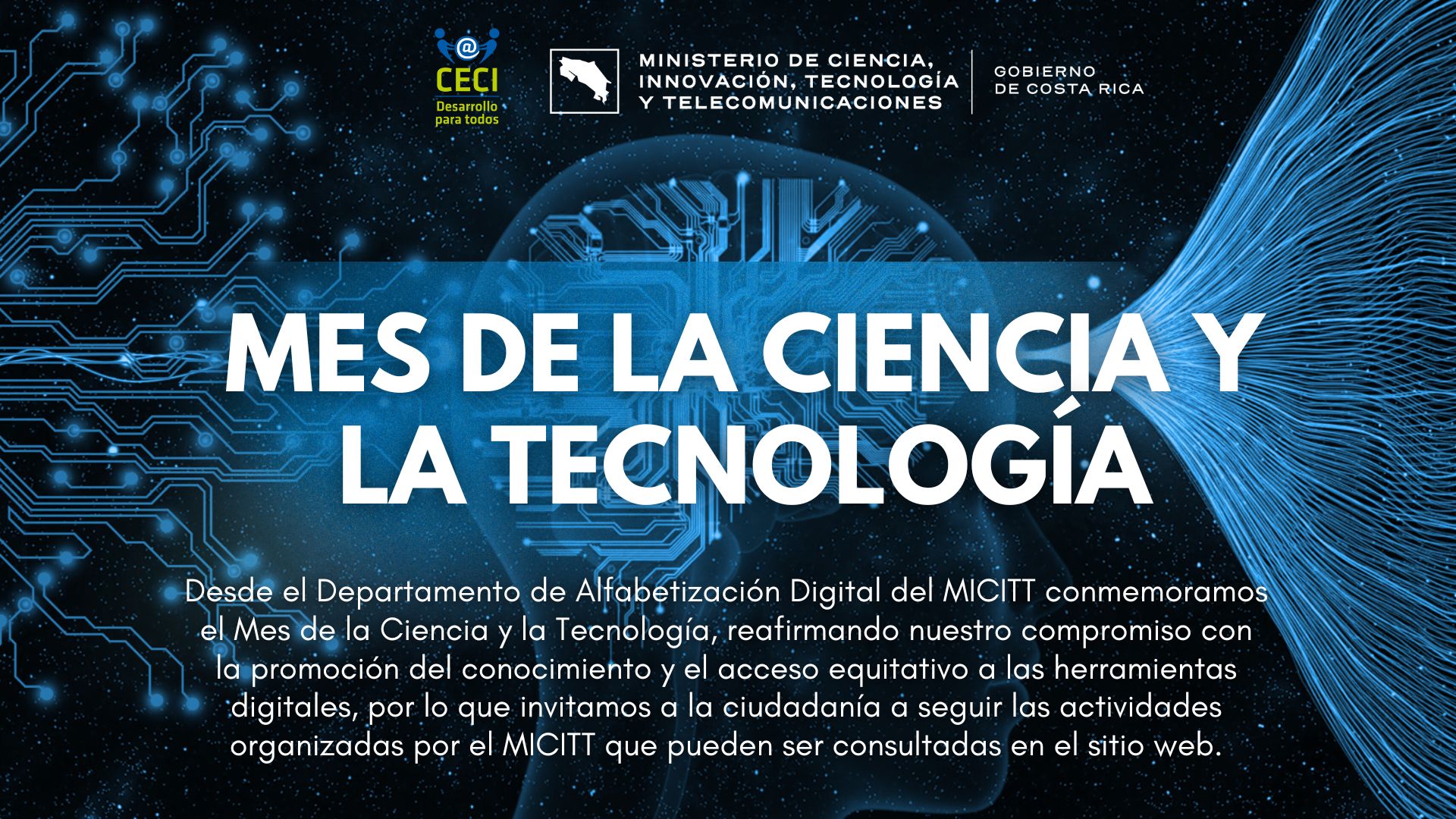 Mes de la Ciencia y la Tecnología